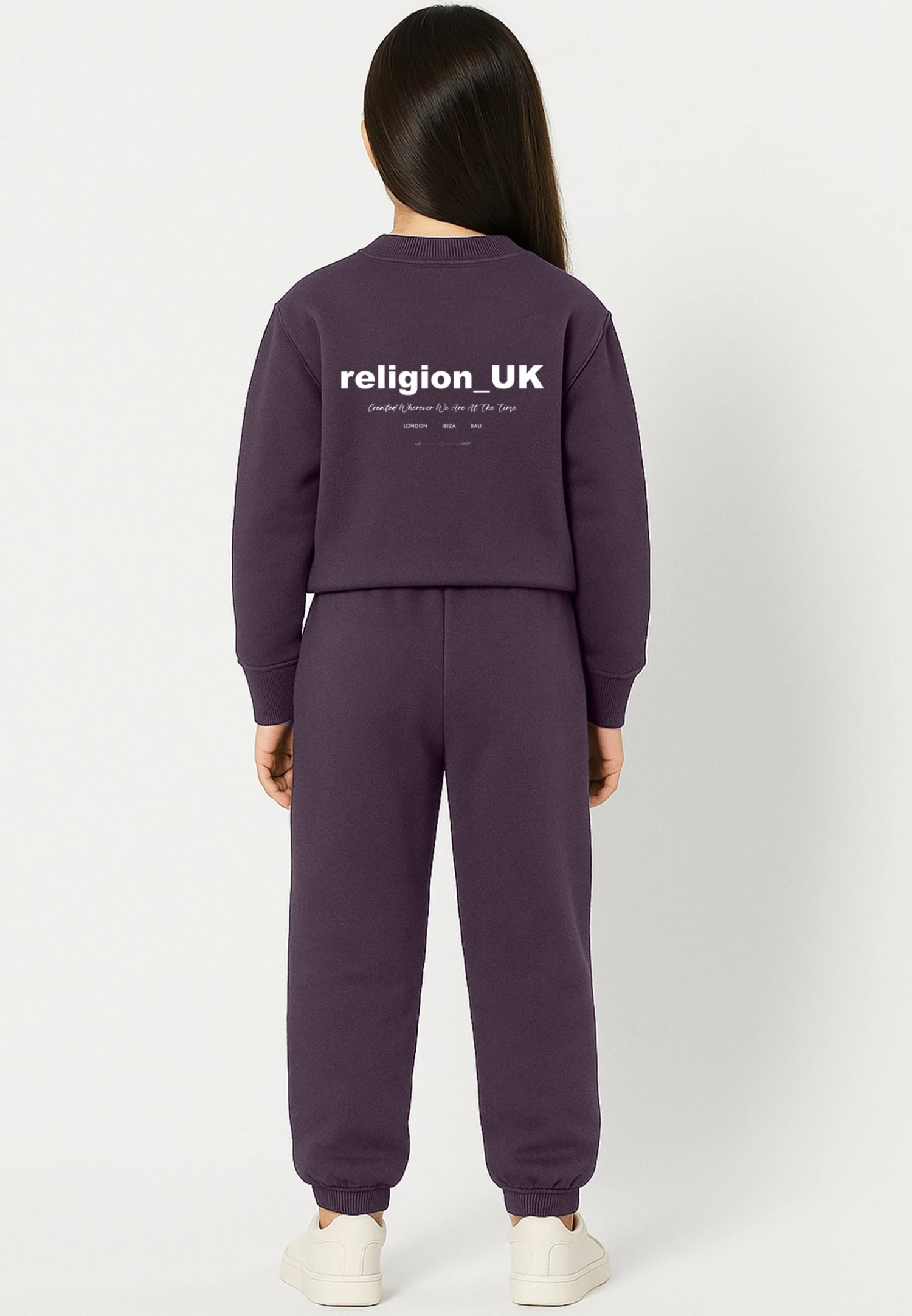 Kids RELIGION GIRLS OVERSIZED SWEATSHIRT MAUVE 1 Kids RELIGION GIRLS OVERSIZED SWEATSHIRT MAUVE