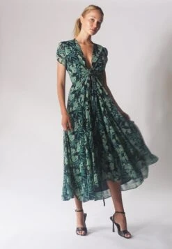 SOLSTICE MAXI DRESS PRIME GREEN 6 SOLSTICE MAXI DRESS PRIME GREEN -Religion Clothing SOLSTICEDRESS6