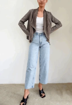 PUBLICISED LEATHER JACKET TAUPE 6 PUBLICISED LEATHER JACKET TAUPE -Religion Clothing TAUPE3