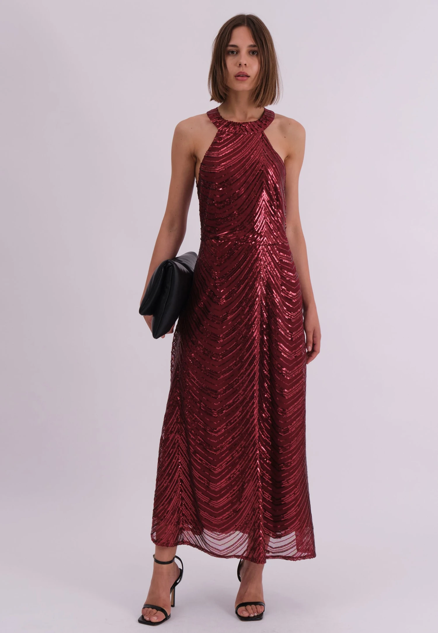 TOUCH DRESS BURGUNDY 1 TOUCH DRESS BURGUNDY