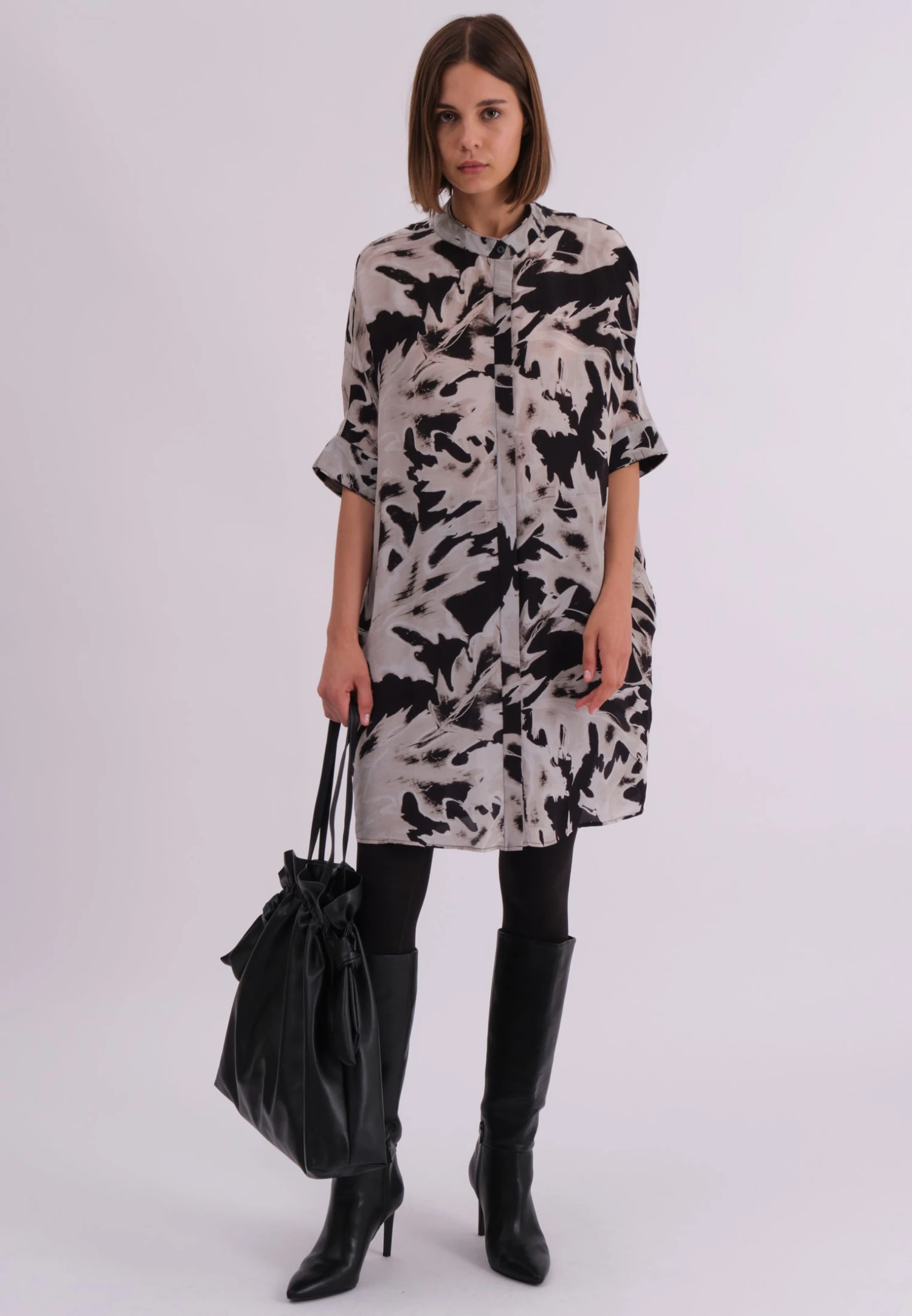 TWIST TUNIC CAMO BLACK 2 TWIST TUNIC CAMO BLACK - Image 2