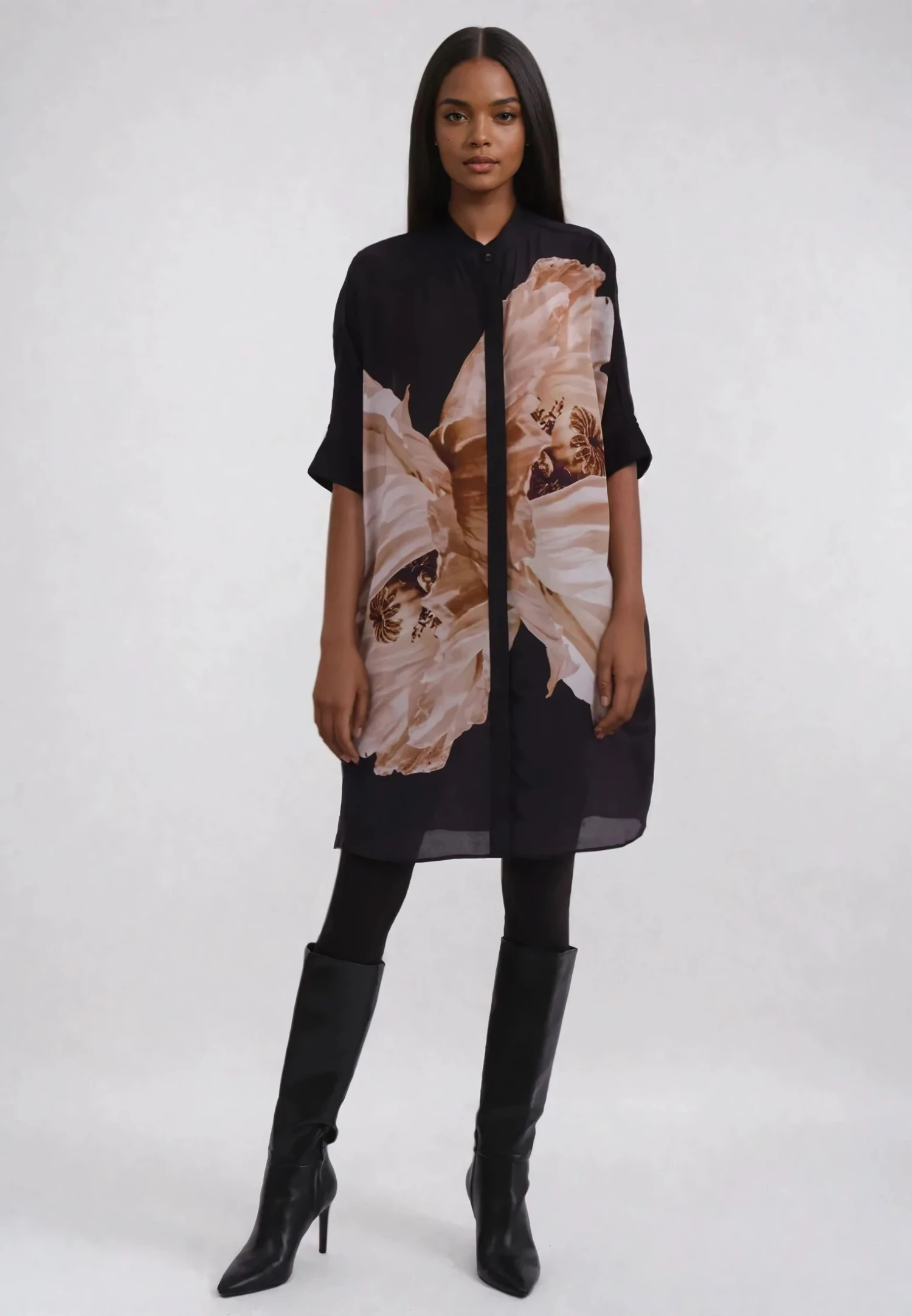 TWIST TUNIC CHARM SEPIA 3 TWIST TUNIC CHARM SEPIA - Image 3