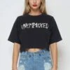 UNEMPLOYED CROP TOP BLACK