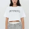 UNEMPLOYED CROP TOP WHITE