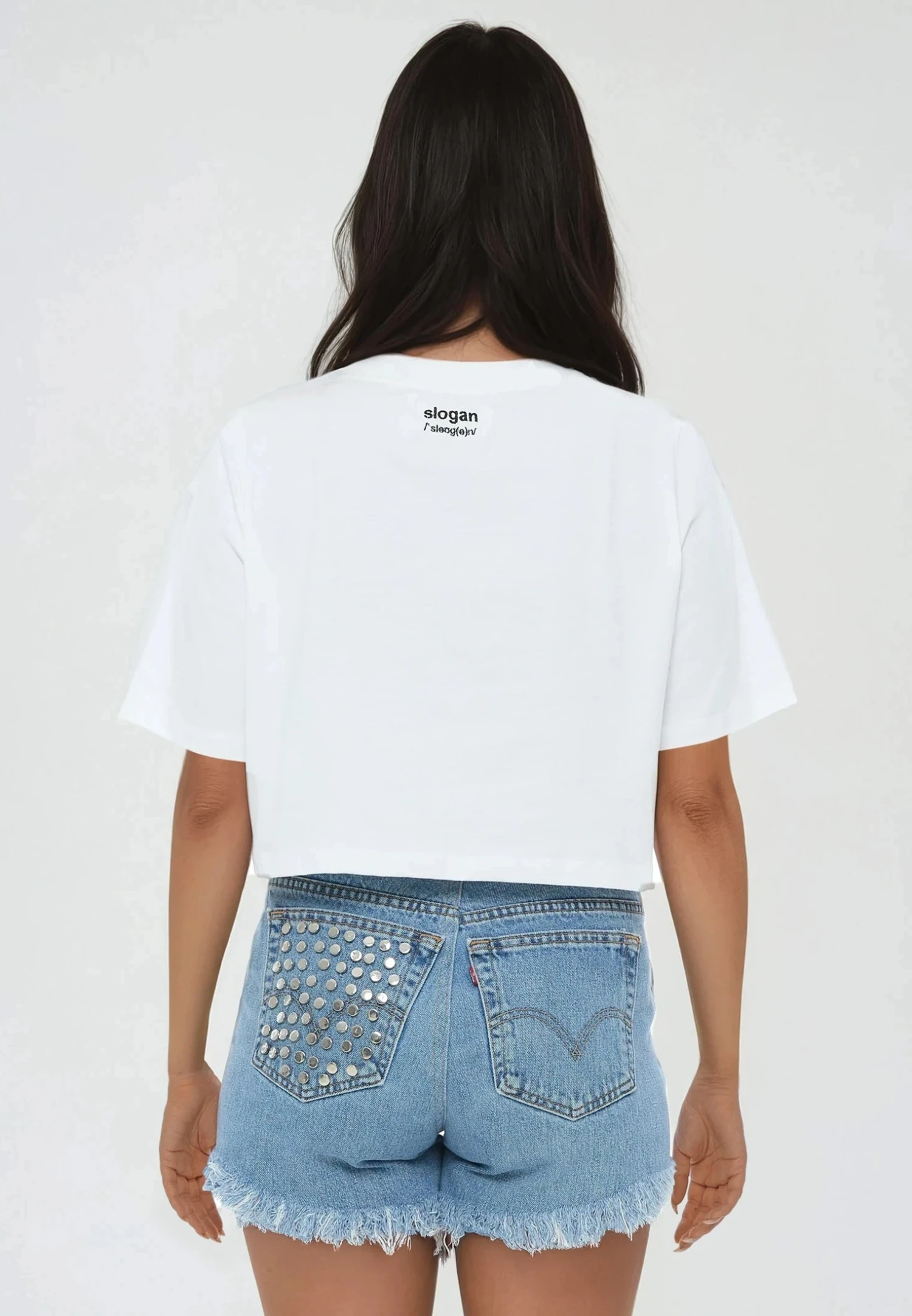 UNEMPLOYED CROP TOP WHITE 8 UNEMPLOYED CROP TOP WHITE - Image 8