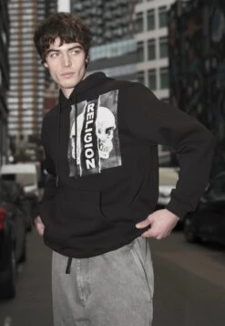 RIPPED HOODIE BLACK -Religion Clothing Untitled 1 0001 Layer 3