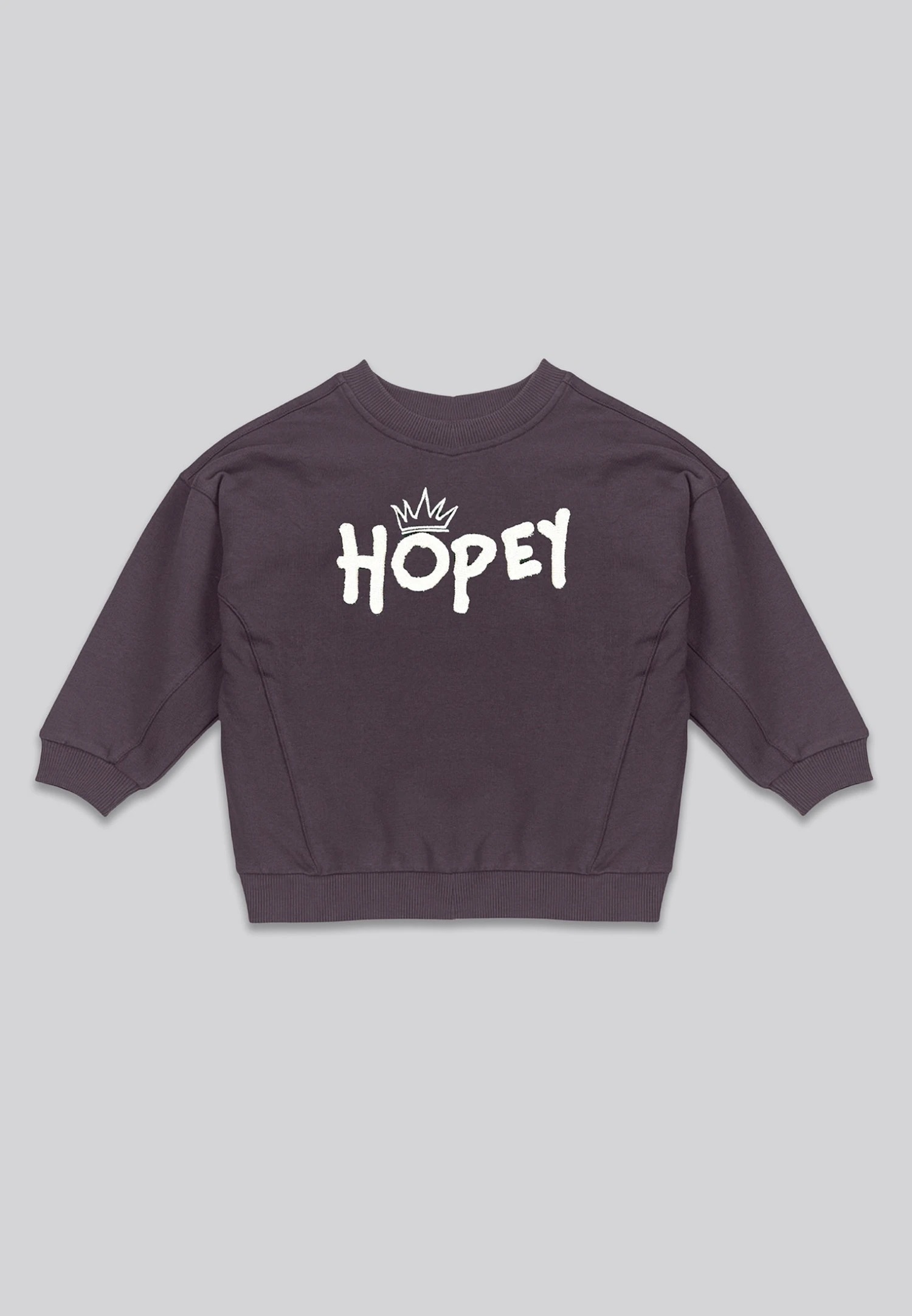 Kids HOPEY GIRLS OVERSIZED SWEATSHIRT MAUVE 5 Kids HOPEY GIRLS OVERSIZED SWEATSHIRT MAUVE - Image 5