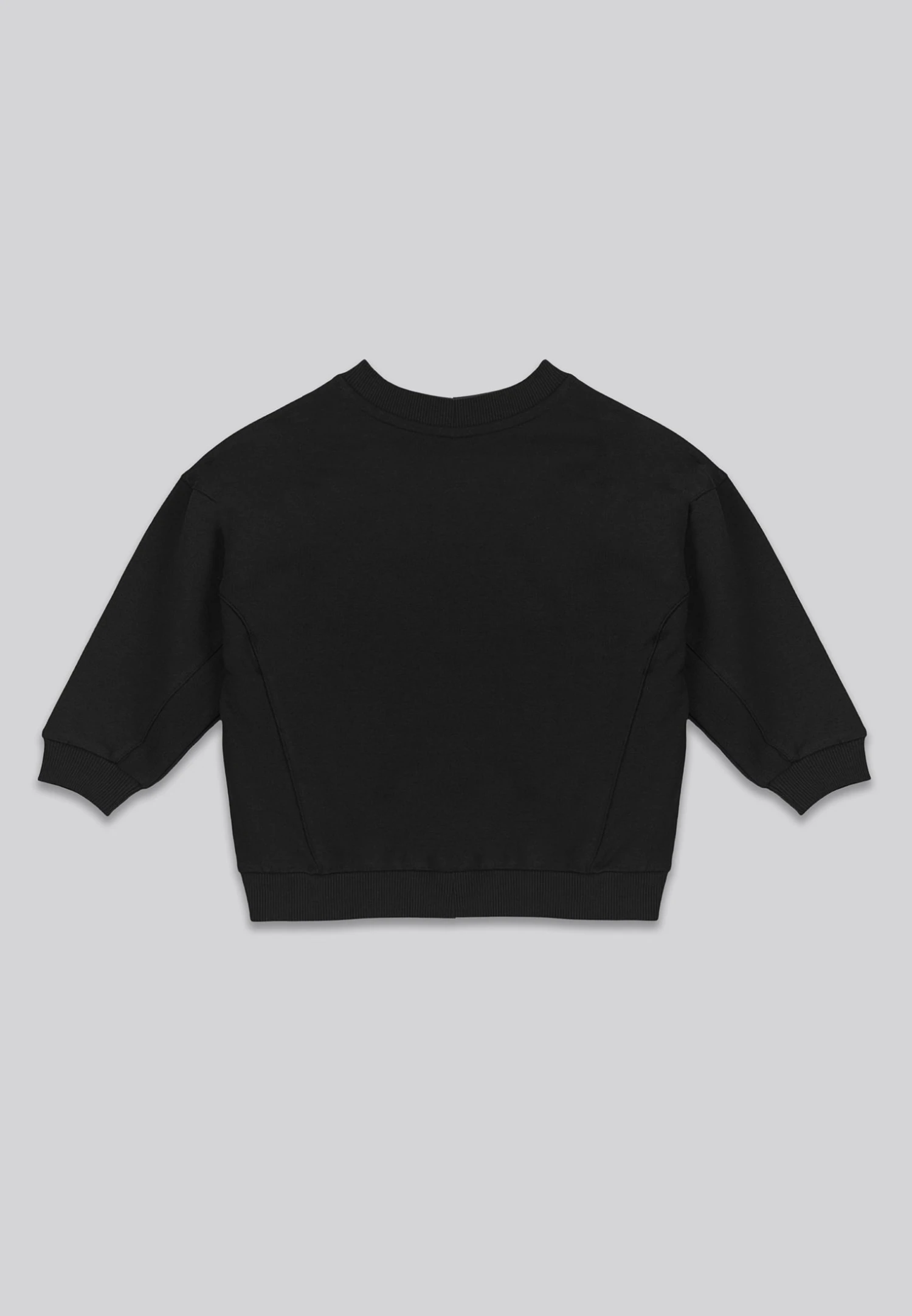 Kids HOPEY GIRLS OVERSIZED SWEATSHIRT BLACK 5 Kids HOPEY GIRLS OVERSIZED SWEATSHIRT BLACK - Image 5