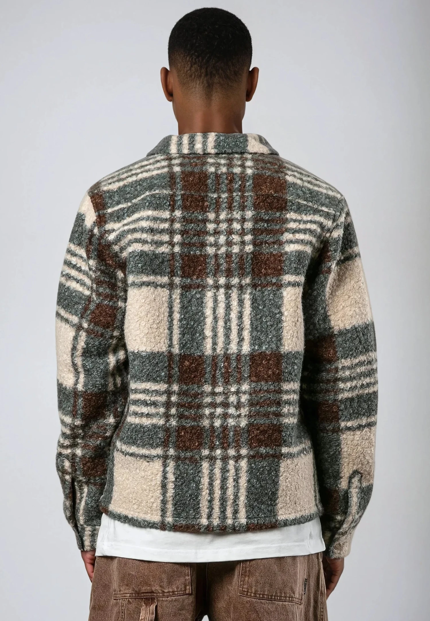 CHECK ZIP UP OVER SHIRT MULTI 3 CHECK ZIP UP OVER SHIRT MULTI - Image 3