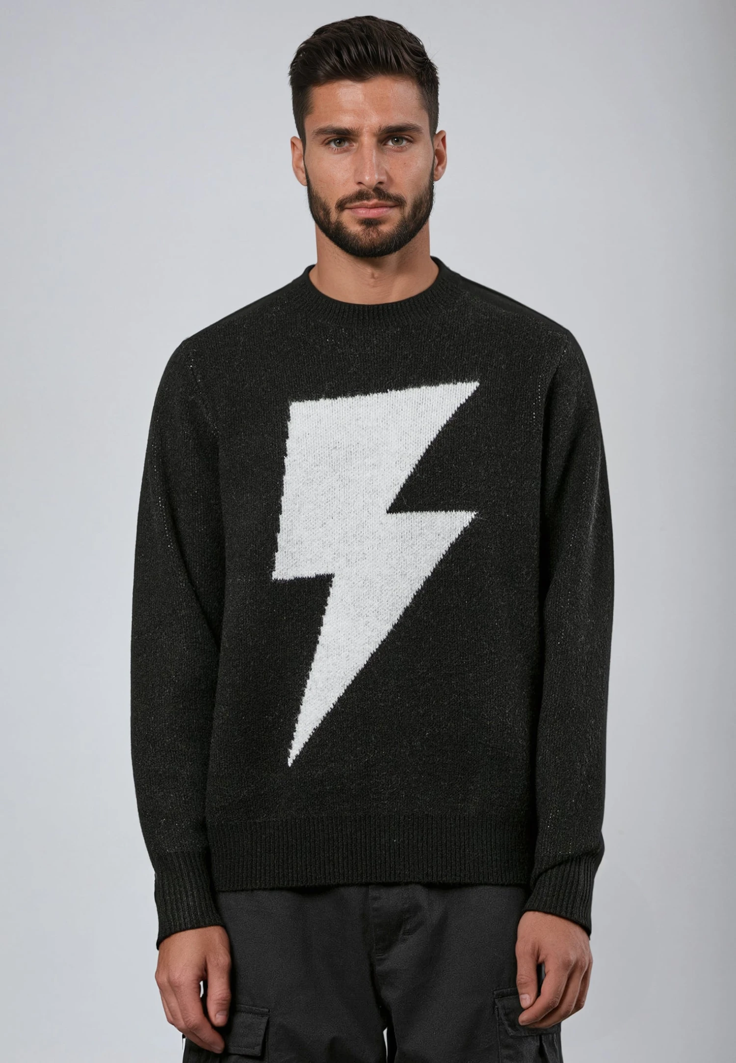 LIGHTNING KNIT BLACK 1 LIGHTNING KNIT BLACK