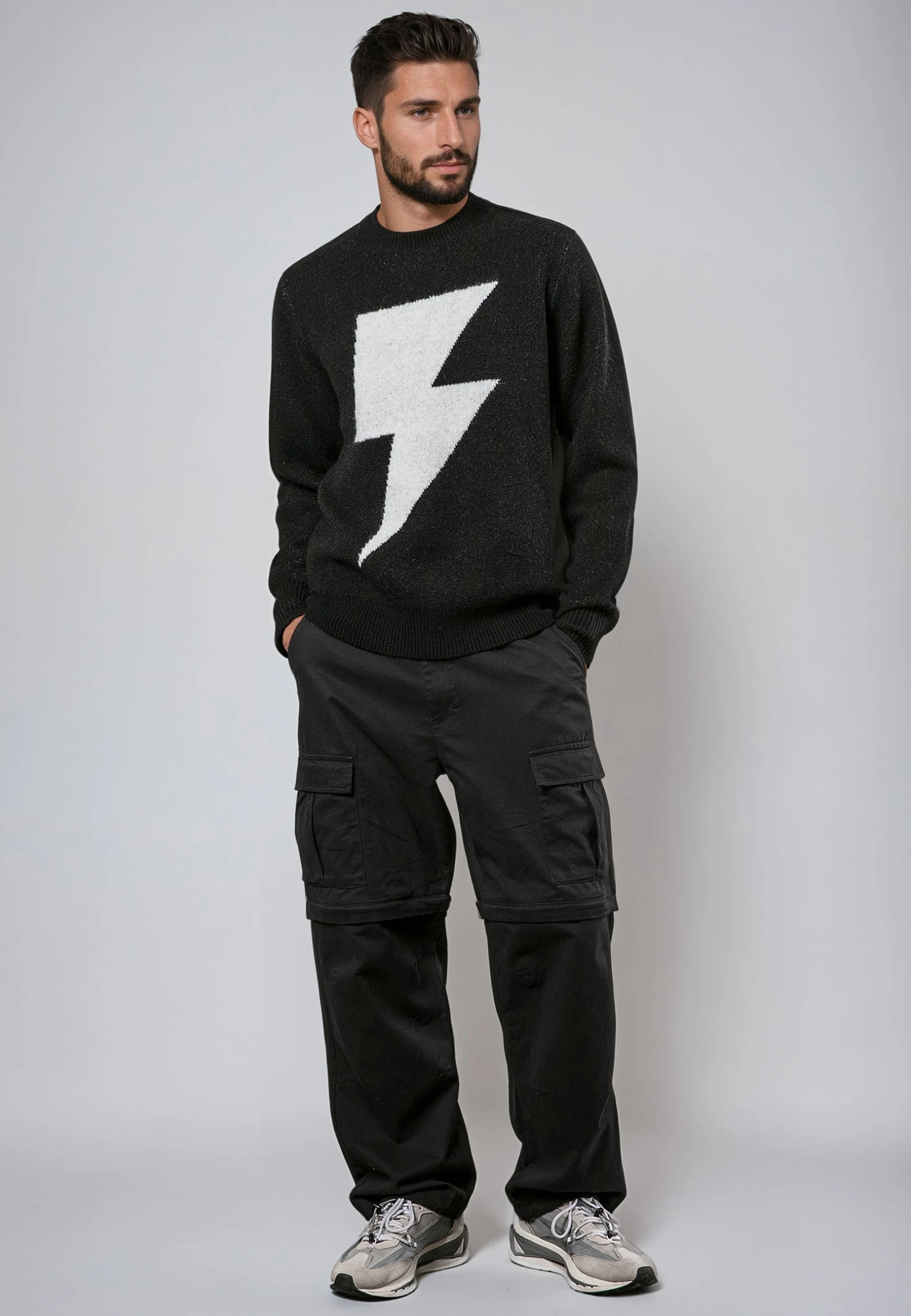 LIGHTNING KNIT BLACK 2 LIGHTNING KNIT BLACK - Image 2