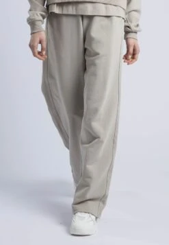 APPLIQUE RELAXED SWEATPANTS STONE