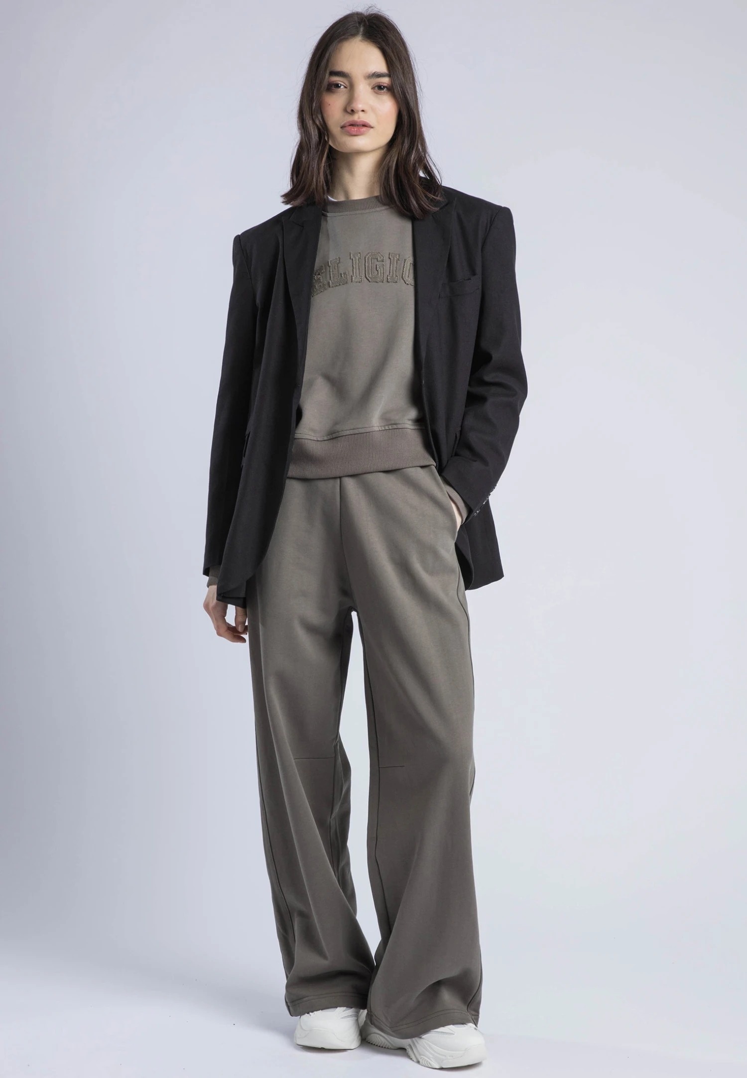 APPLIQUE BATWING SWEAT BRINDLE 6 APPLIQUE BATWING SWEAT BRINDLE - Image 6