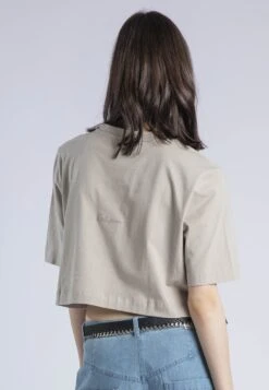 BASIC CROP T-SHIRT STONE -Religion Clothing WCTCOT63WHITEONYX5