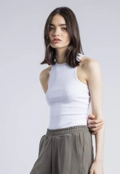 HIGH NECK VEST WHITE -Religion Clothing WCTHNL05WHITE3