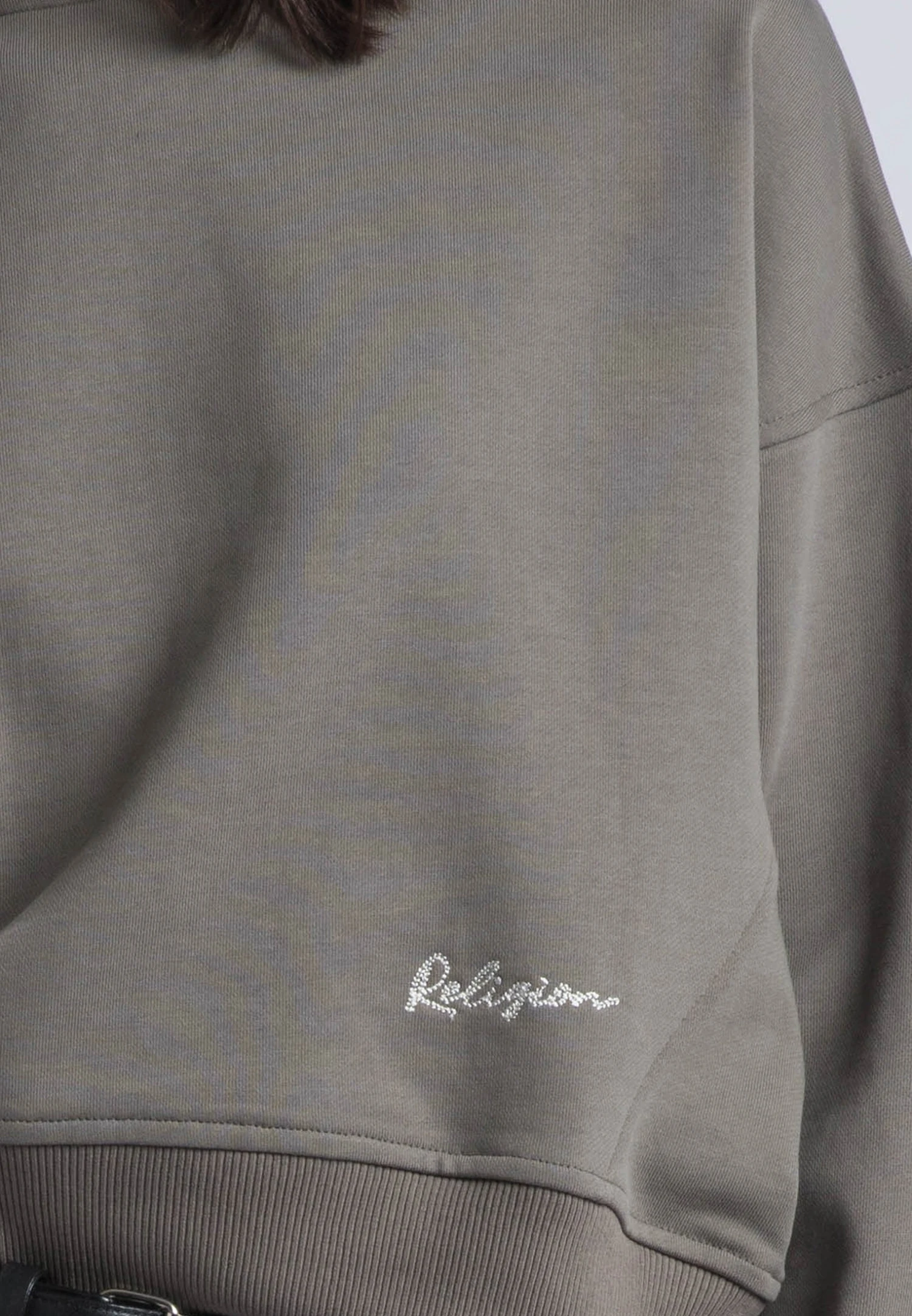 EMBROIDERY BATWING SWEAT BRINDLE 5 EMBROIDERY BATWING SWEAT BRINDLE - Image 5