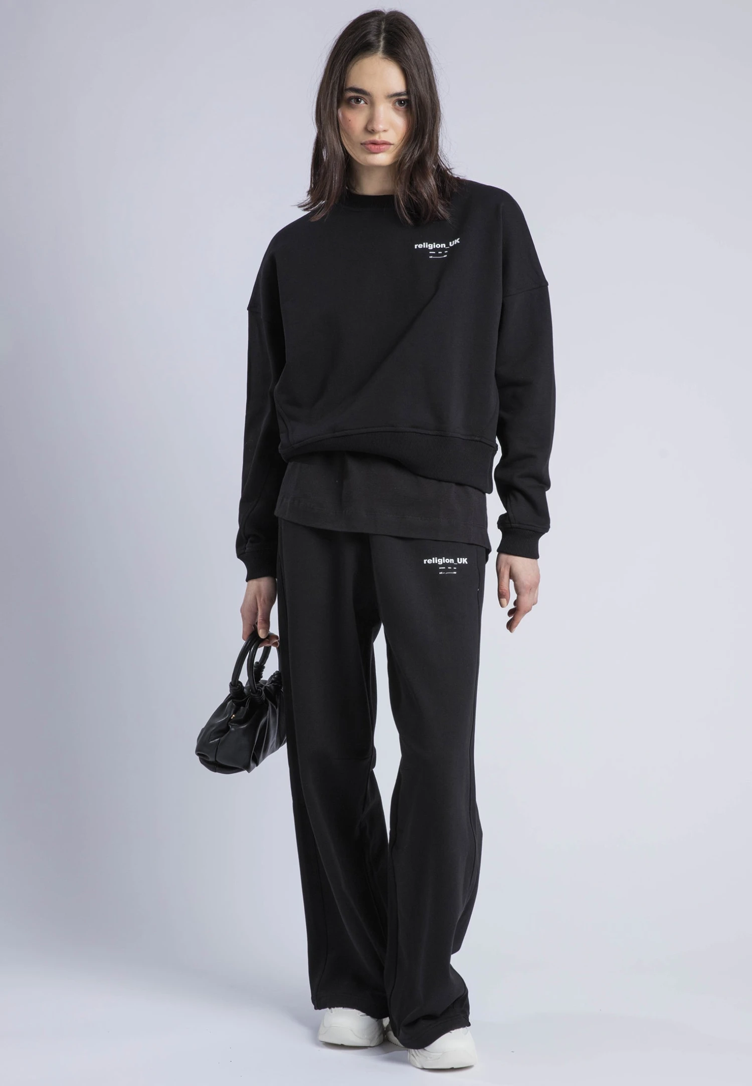 RELIGION UK RELAXED SWEATPANTS BLACK 6 RELIGION UK RELAXED SWEATPANTS BLACK - Image 6