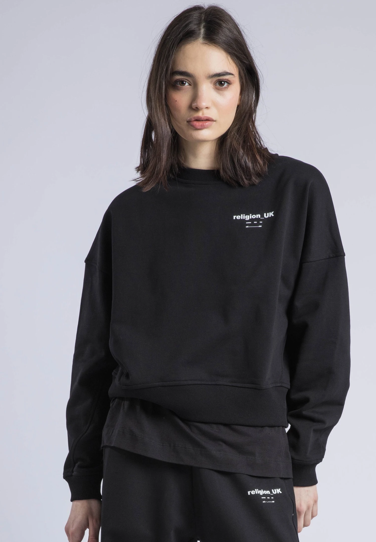 RELIGION UK BATWING SWEAT BLACK 1 RELIGION UK BATWING SWEAT BLACK