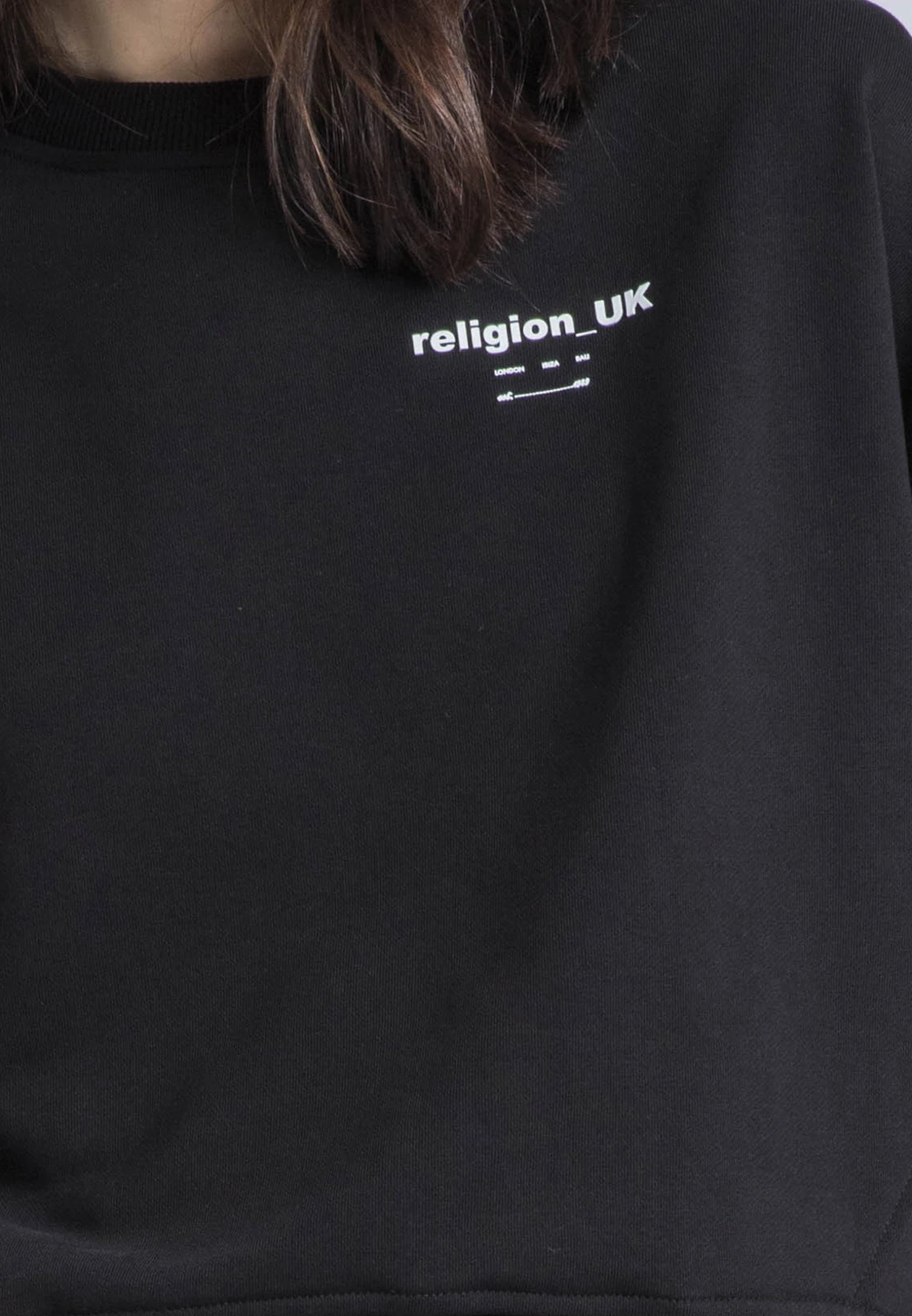 RELIGION UK BATWING SWEAT BLACK 5 RELIGION UK BATWING SWEAT BLACK - Image 5