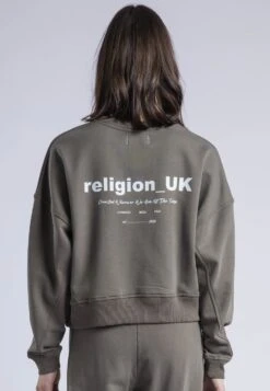 RELIGION UK BATWING SWEAT BRINDLE