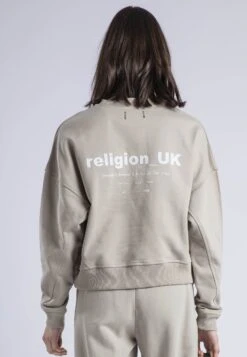 RELIGION UK BATWING SWEAT STONE