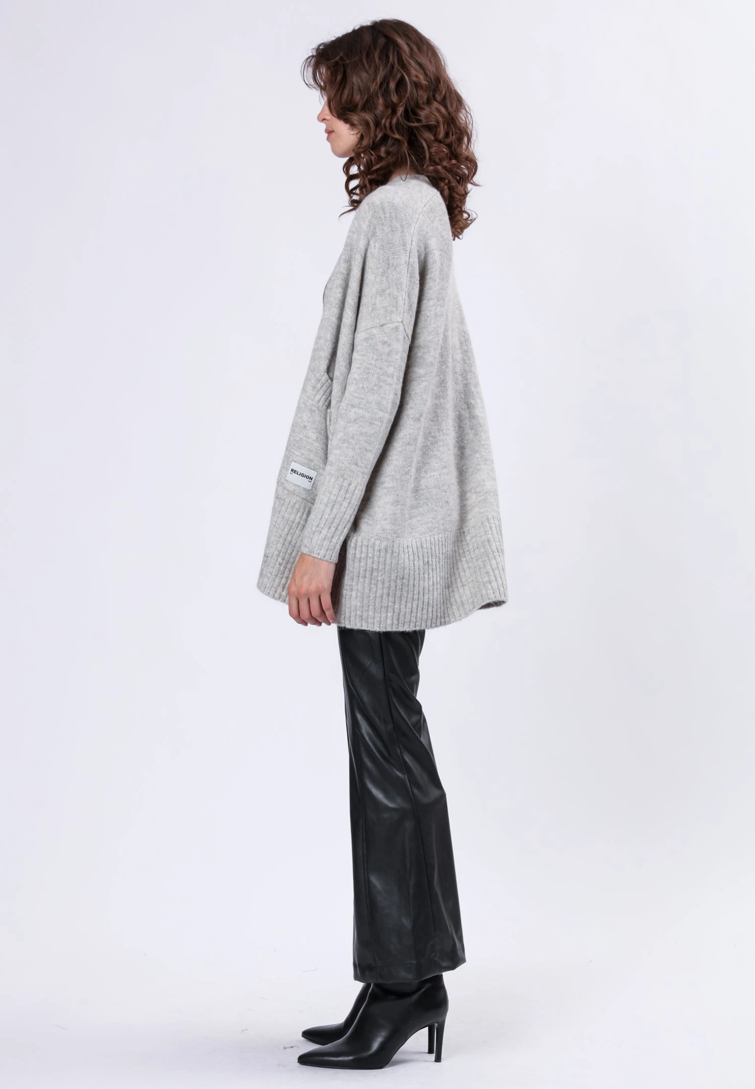 WILD CARDIGAN TAUPE 5 WILD CARDIGAN TAUPE - Image 5