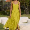 KATE MAXI DRESS OCHRE