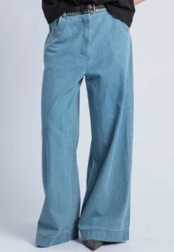 ECCENTRIC WASHED BLUE TROUSERS