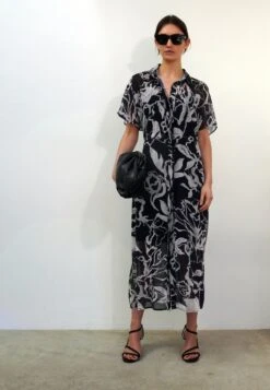 NOBLE SHIRTDRESS RISE BLACK 8 NOBLE SHIRTDRESS RISE BLACK -Religion Clothing nobleshirtdressriseblack1