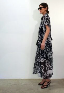 NOBLE SHIRTDRESS RISE BLACK 9 NOBLE SHIRTDRESS RISE BLACK -Religion Clothing nobleshirtdressriseblack4