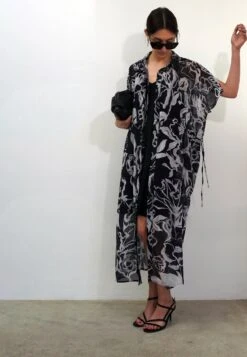 NOBLE SHIRTDRESS RISE BLACK