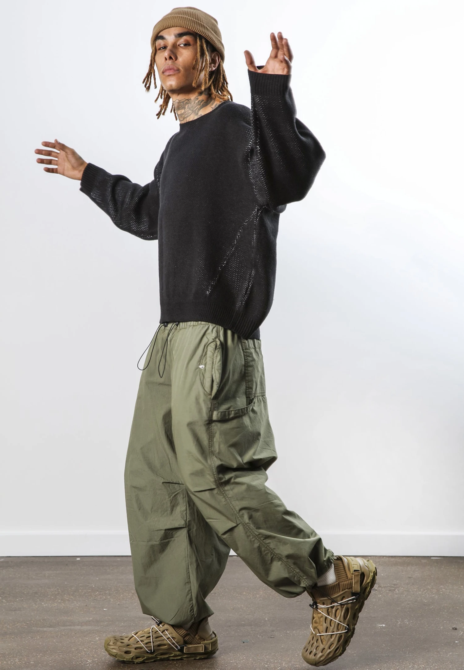 ANARCHY KNIT BLACK 2 ANARCHY KNIT BLACK - Image 2